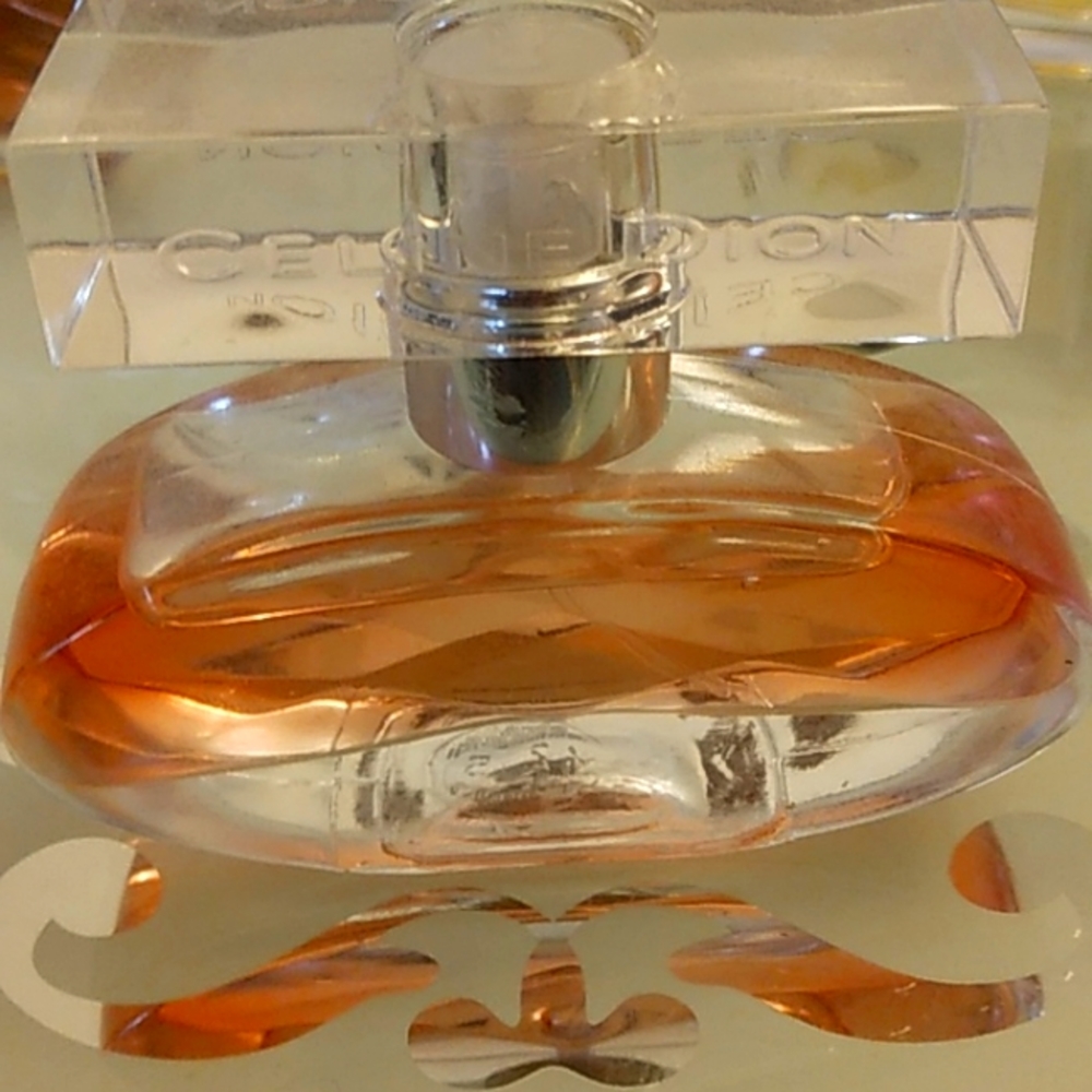 Sensational Celine Dion purfume over half full